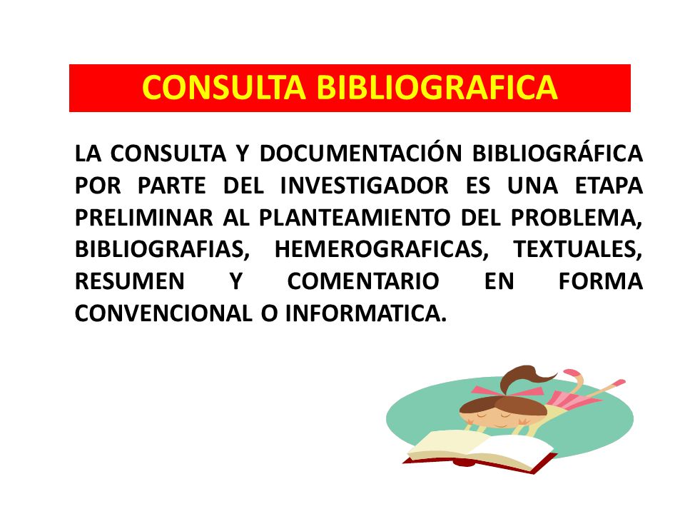 consulta bibliografica que significa